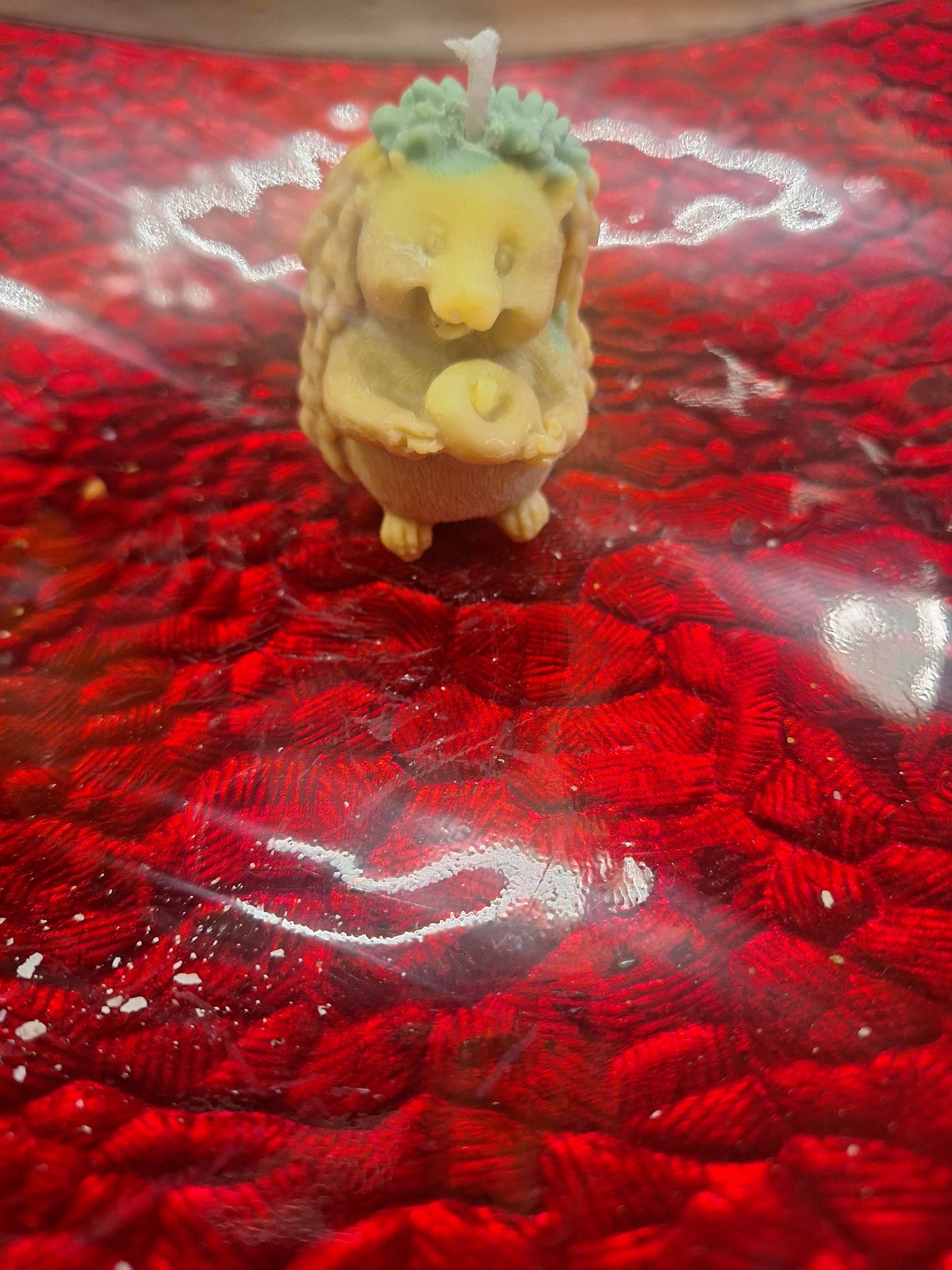 Cute Lil hedgehog candle scented