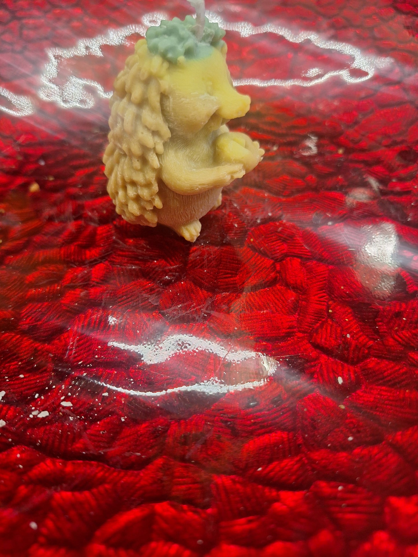 Cute Lil hedgehog candle scented