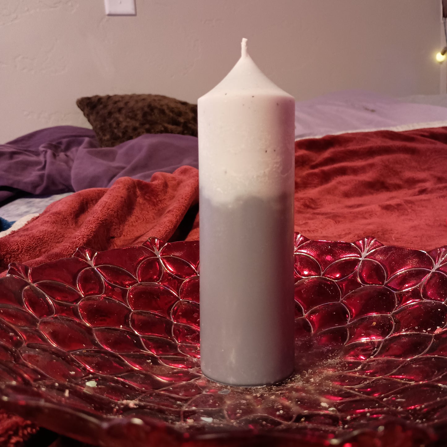 Large piller candle