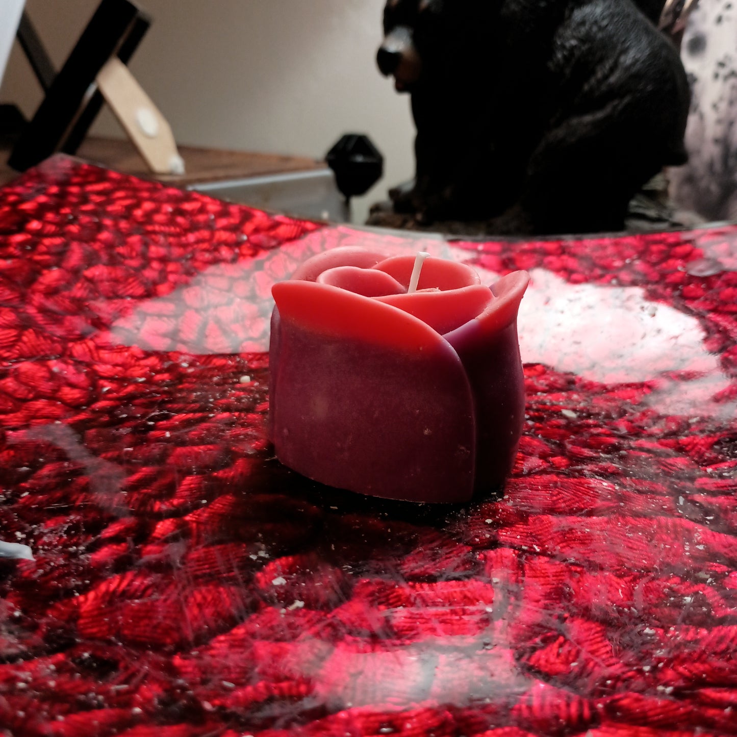 Unique flower candle