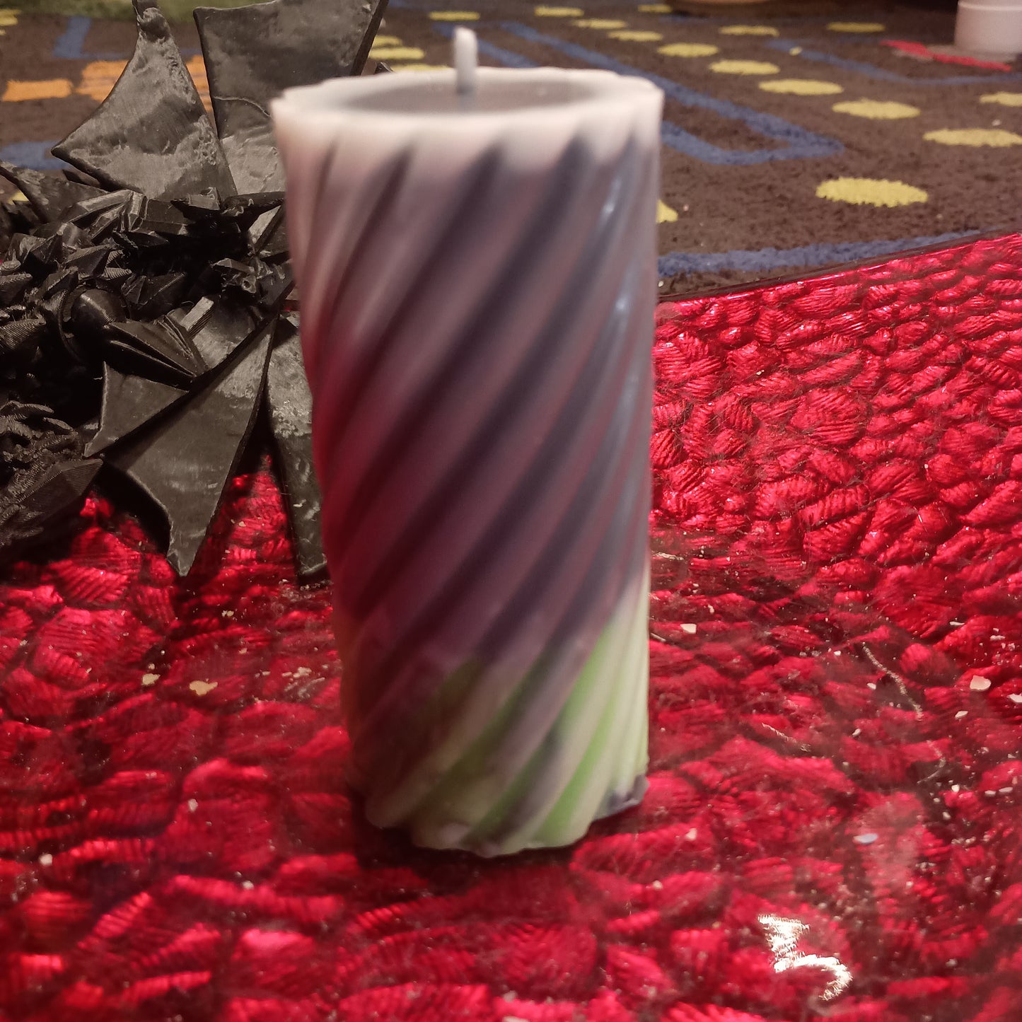 Unique designed medium piller candle