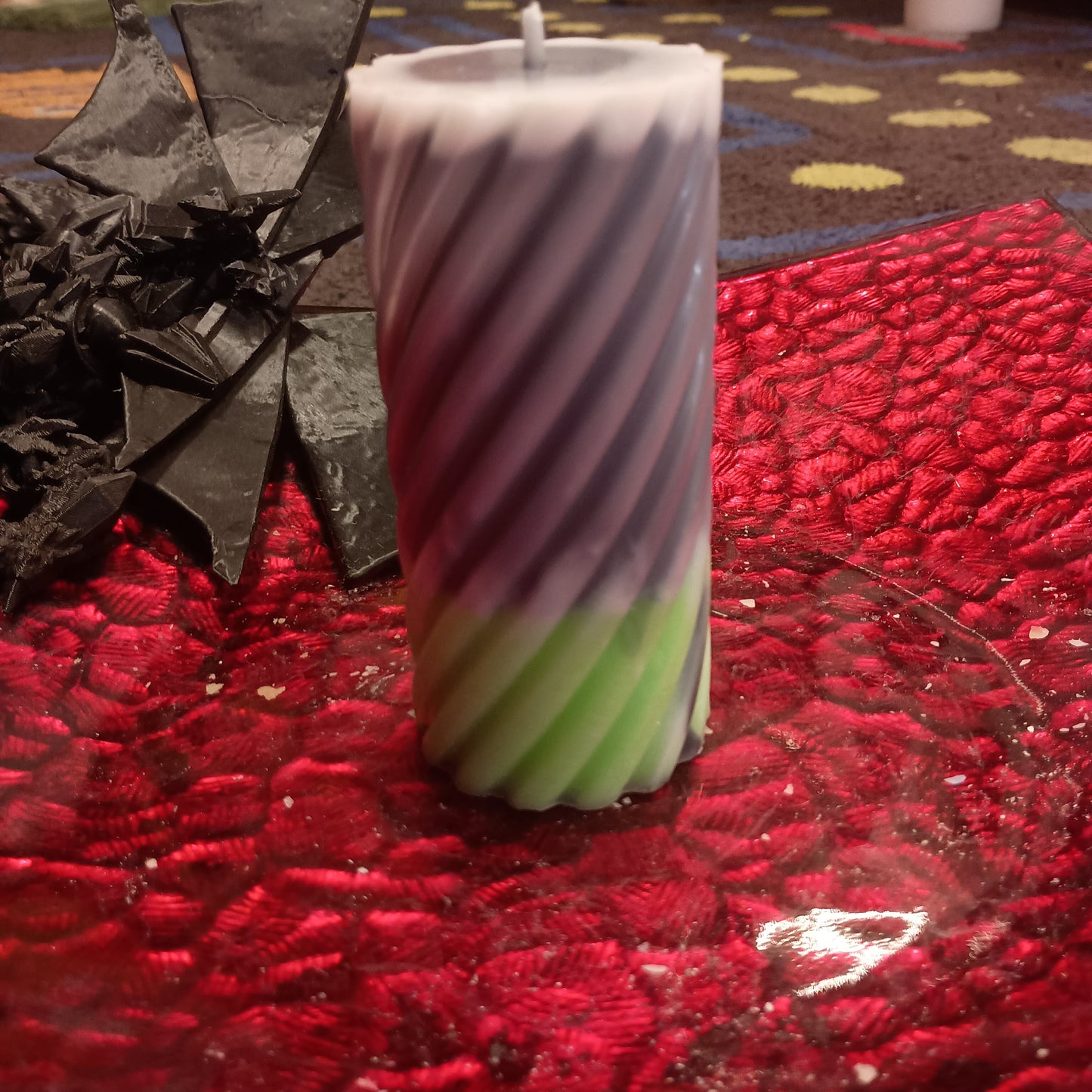 Unique designed medium piller candle