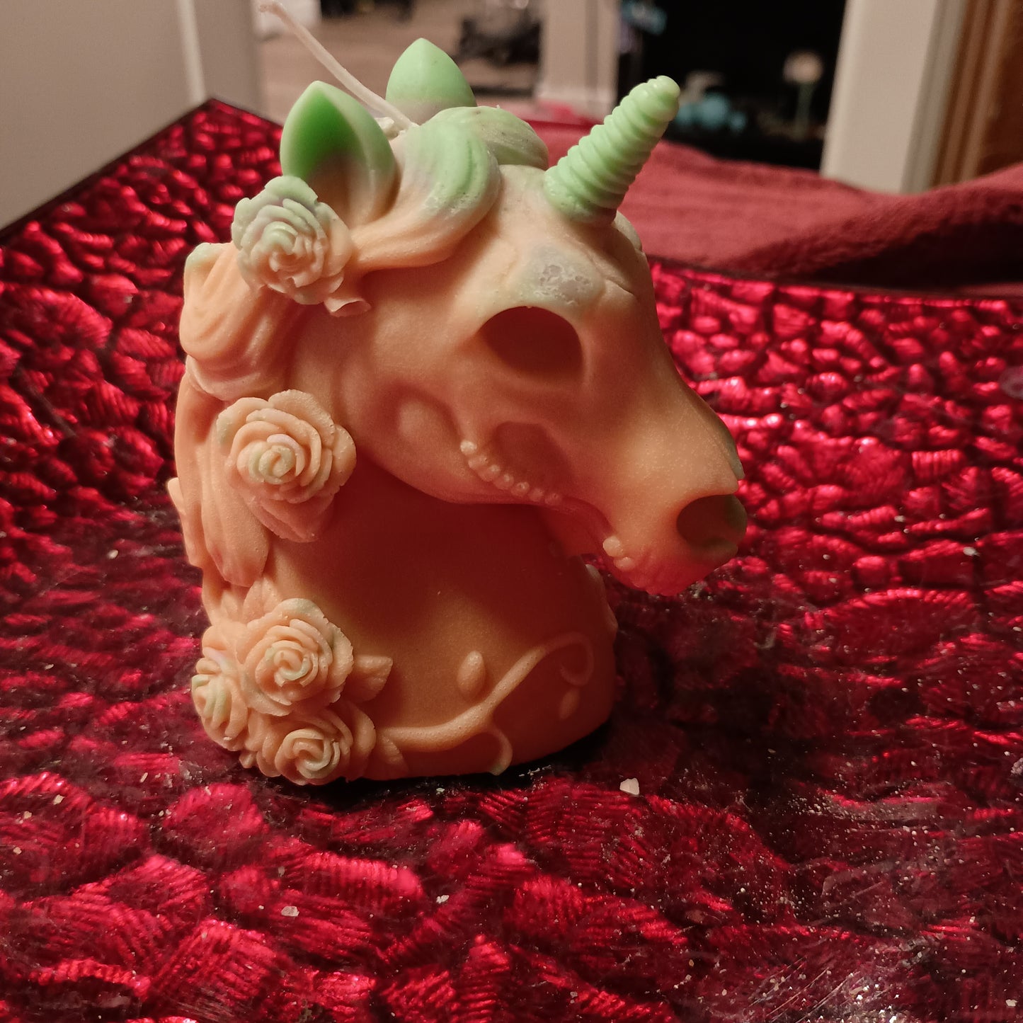 Unique unicorn candle