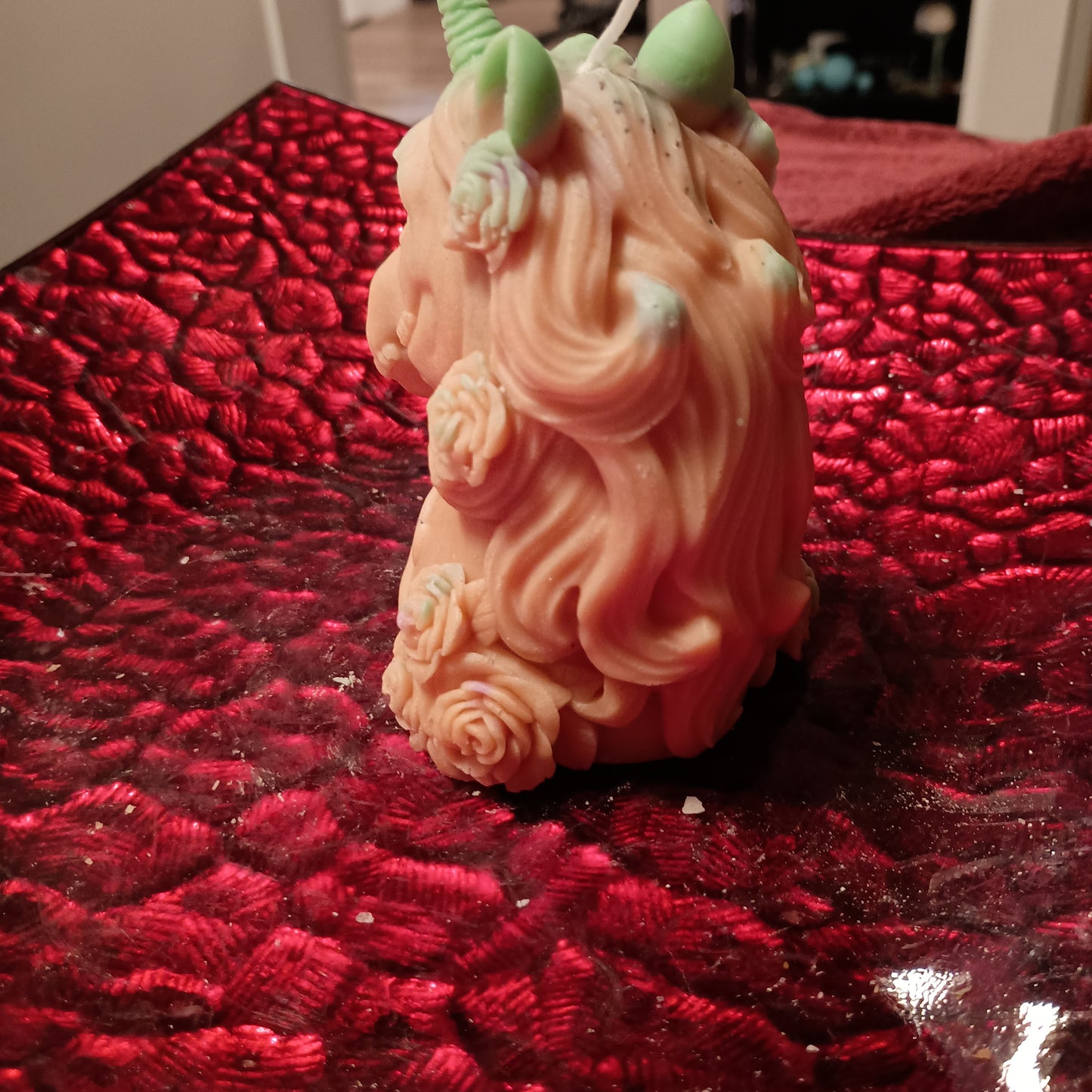 Unique unicorn candle