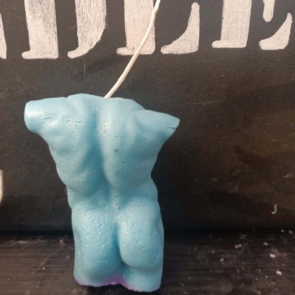 agua Marine Male human sculptured scented candleCandle8