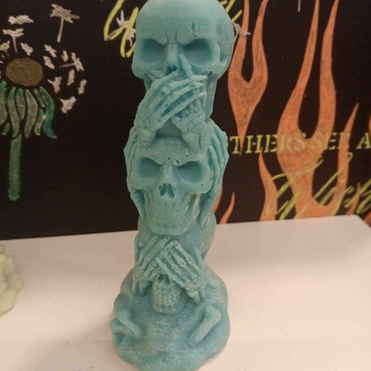 augamaine tower of skulls candlesCande9