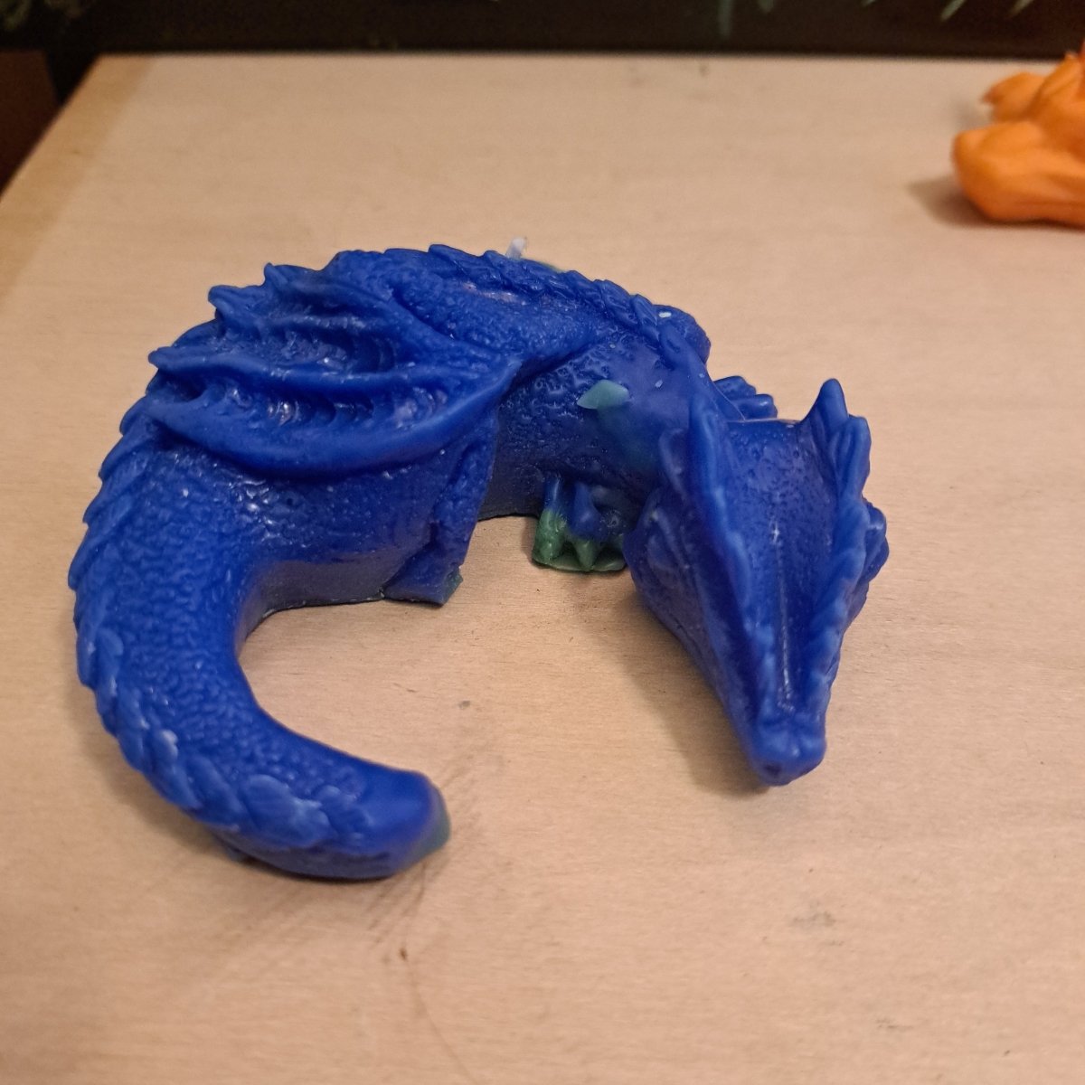 Blue scented dragon candle9