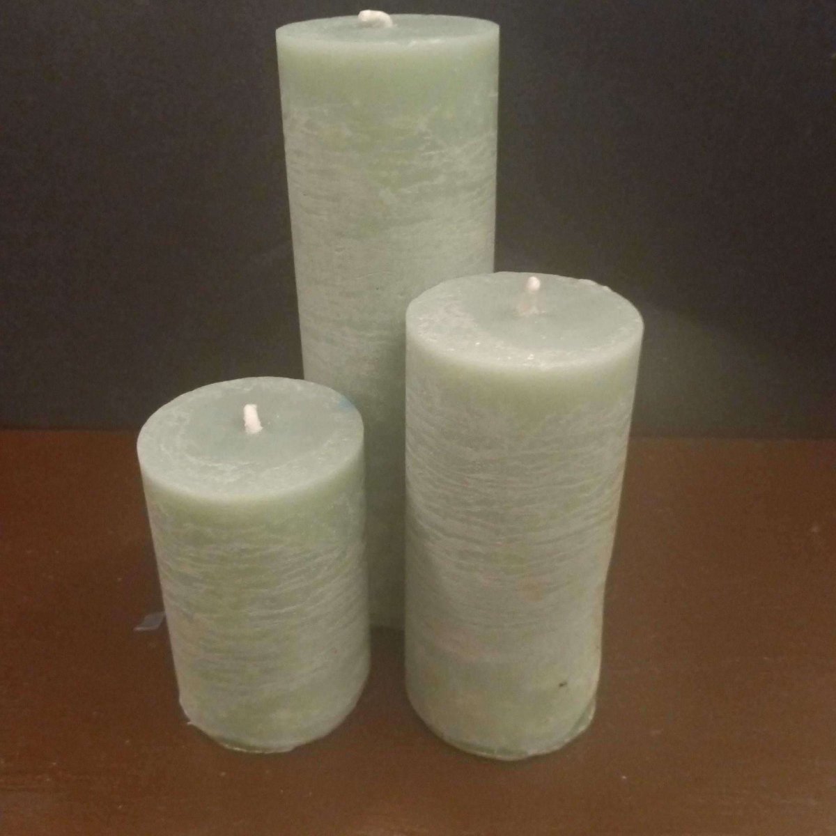 JADE set of 3 piller candles26