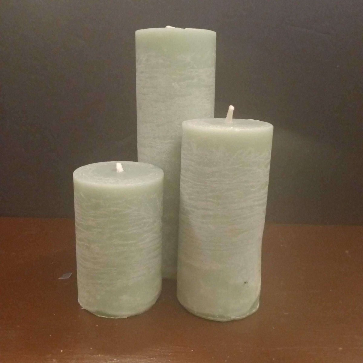 JADE set of 3 piller candles26