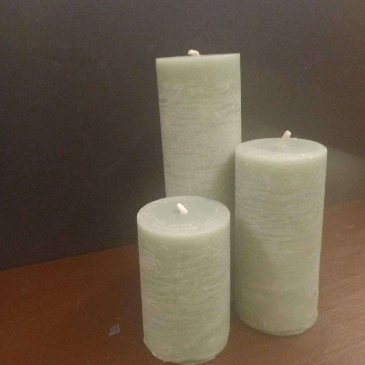 JADE set of 3 piller candles26