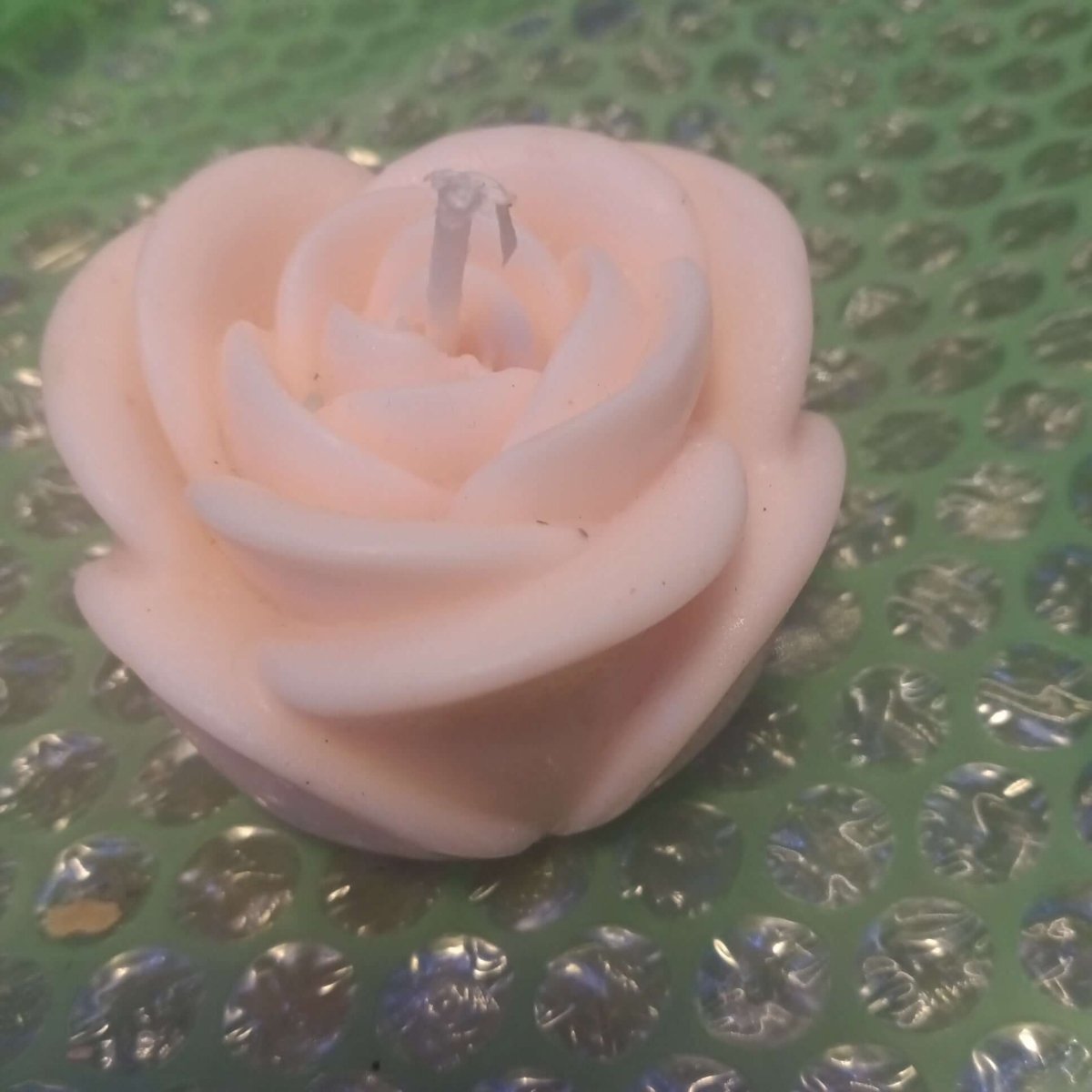 LIGHT PINK scented flower candle6