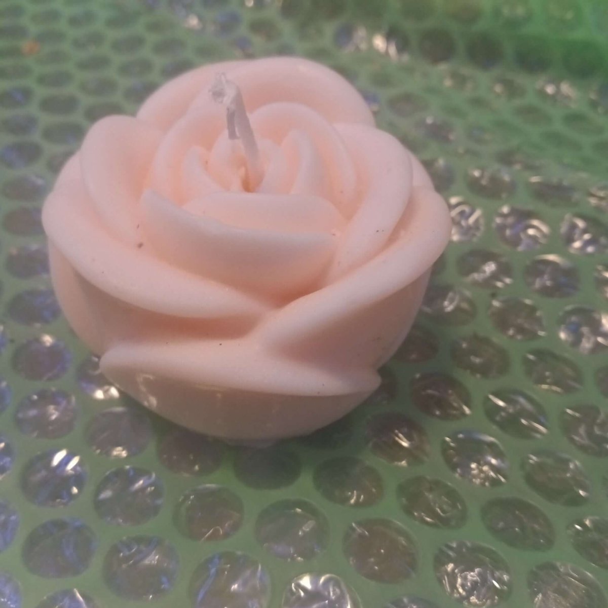 LIGHT PINK scented flower candle6