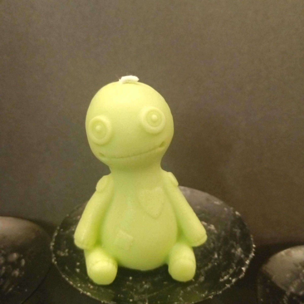 LIME GREEN voo doo doll candle9