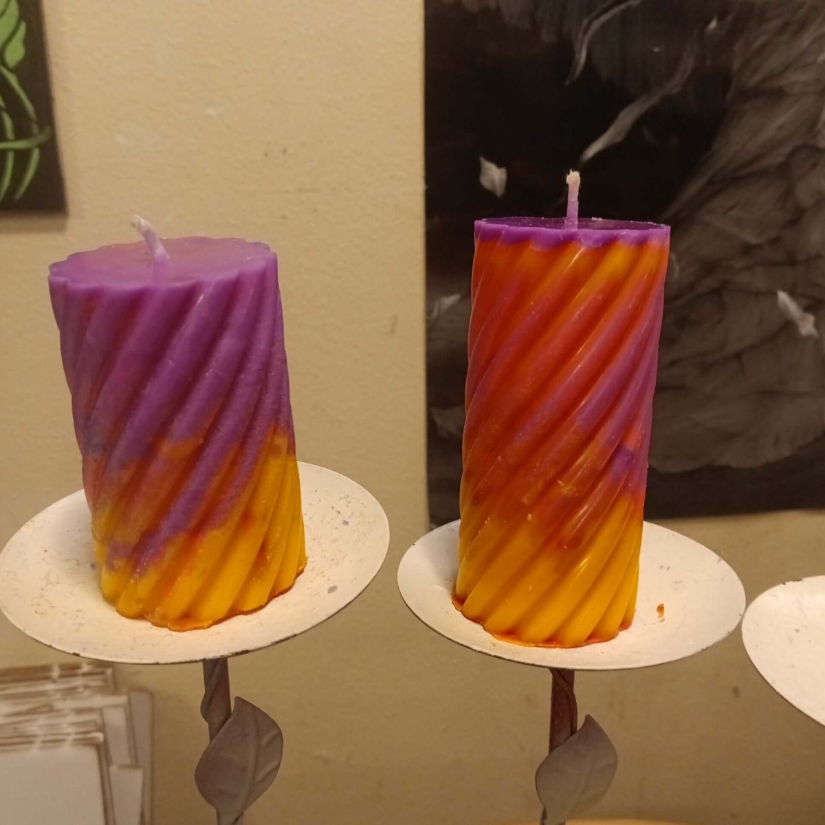 PAIR of LIMITED EDITION scented piller candles14