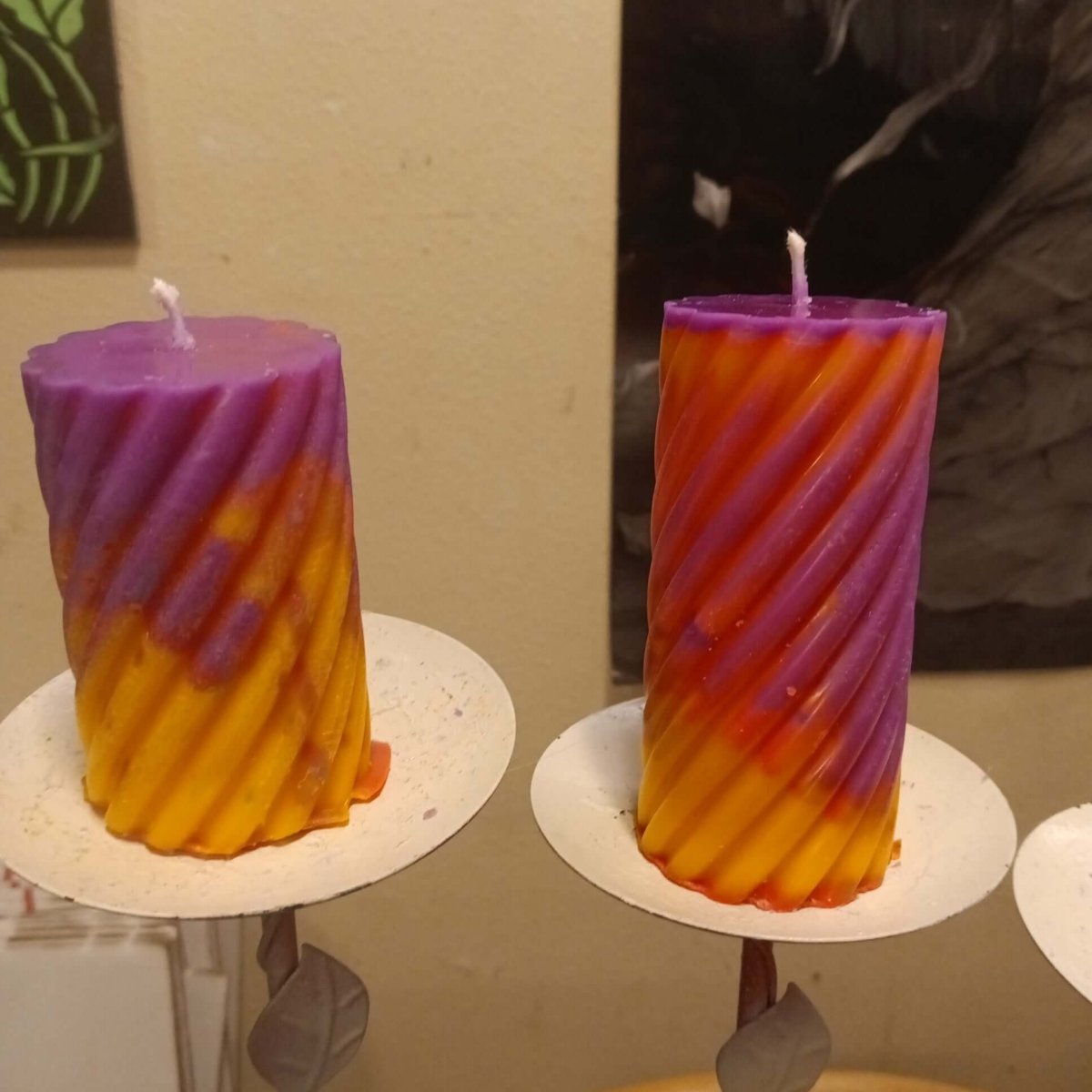 PAIR of LIMITED EDITION scented piller candles14