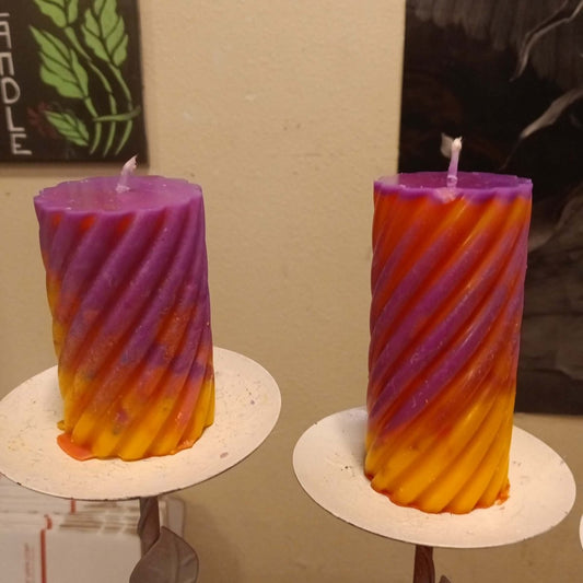 PAIR of LIMITED EDITION scented piller candles14