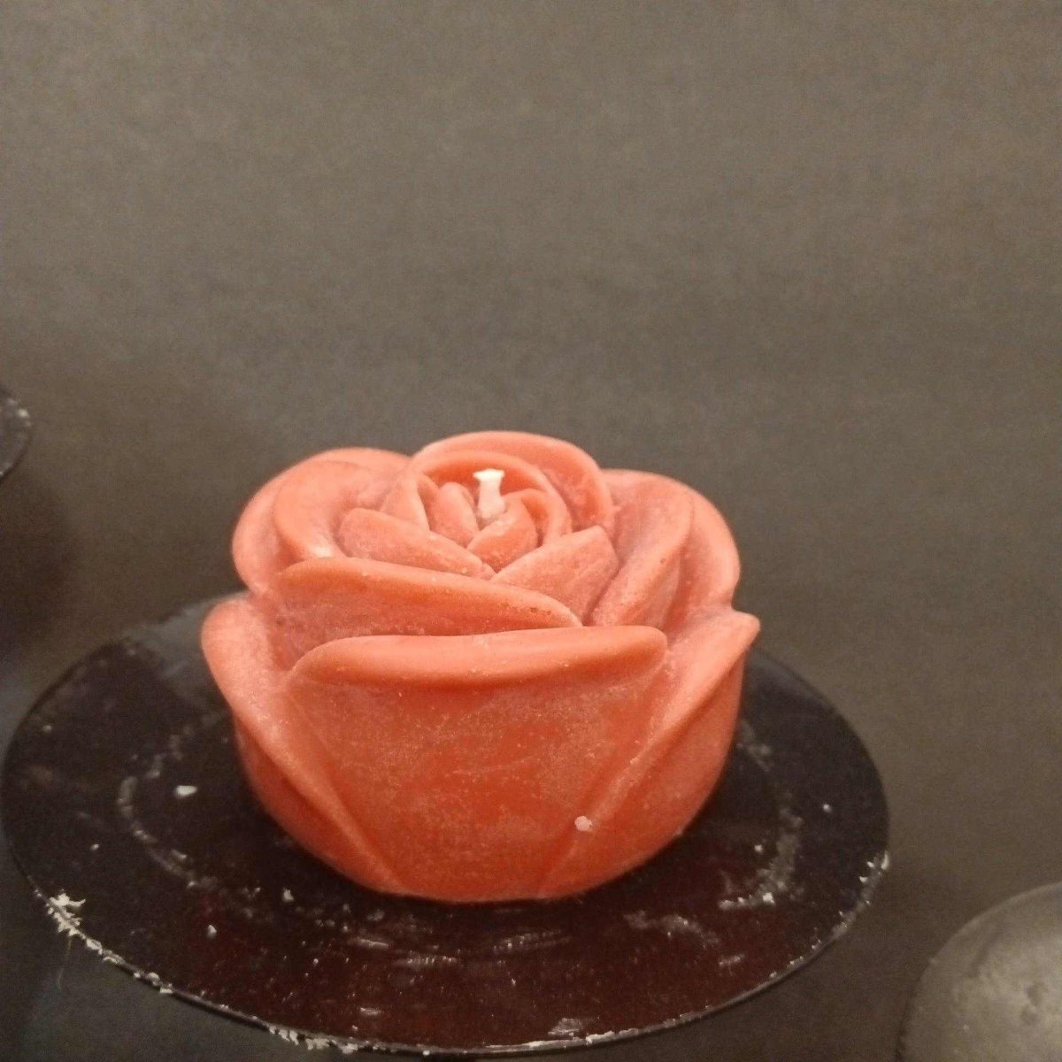 RED flower candle6