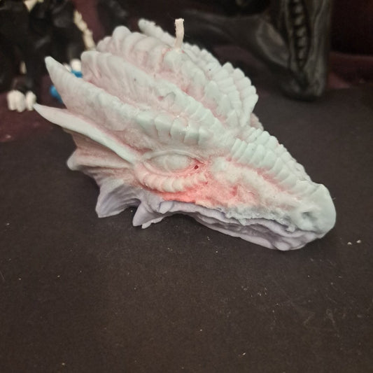 Unique dragons head scented candle16