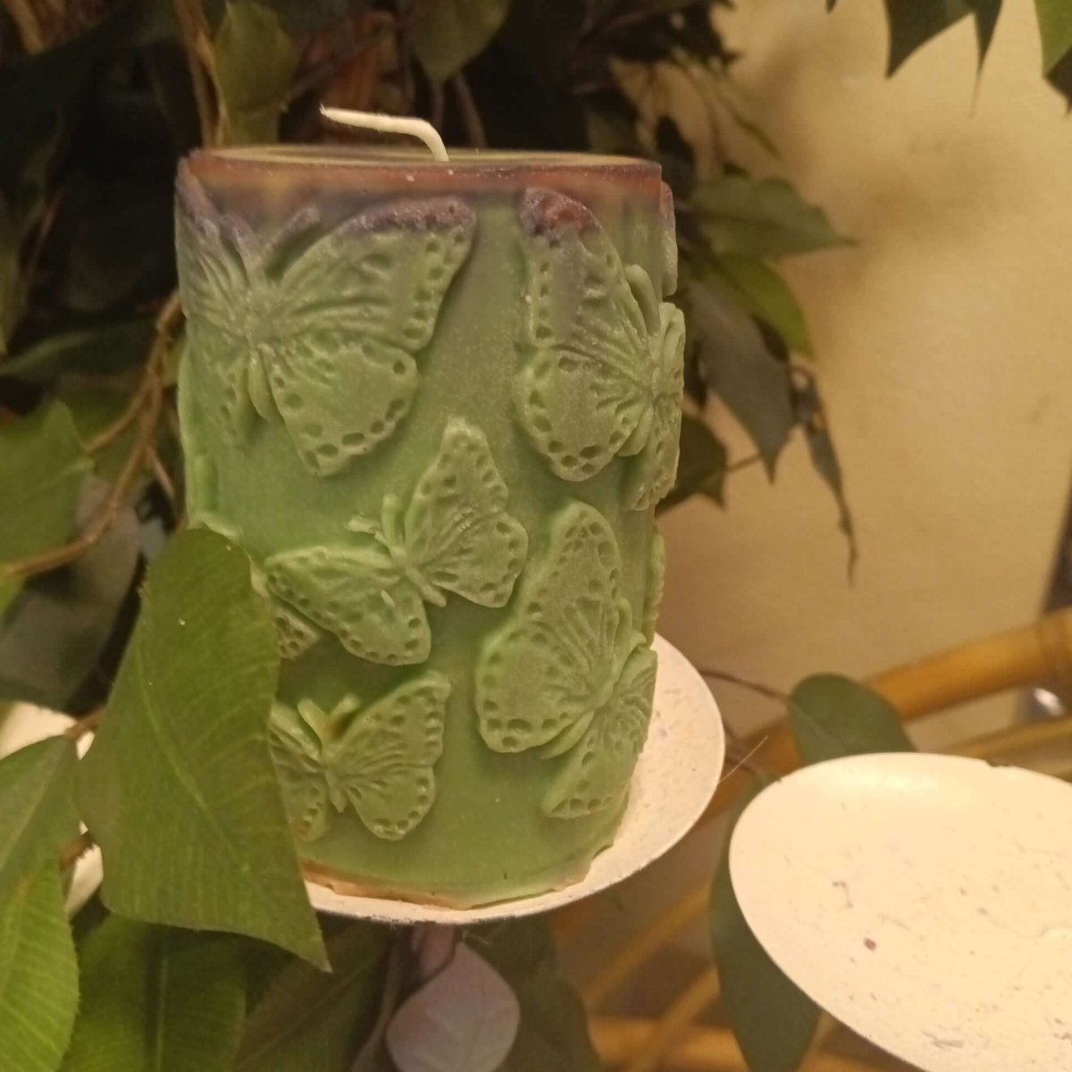 UNIQUE  large butterfly piller scented candle20