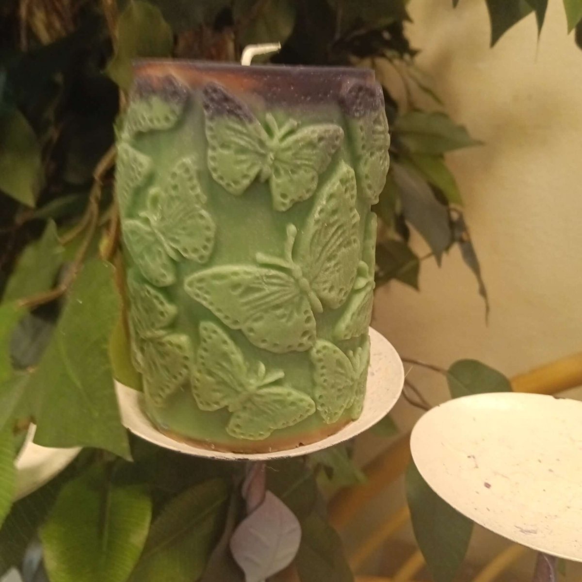 UNIQUE  large butterfly piller scented candle20