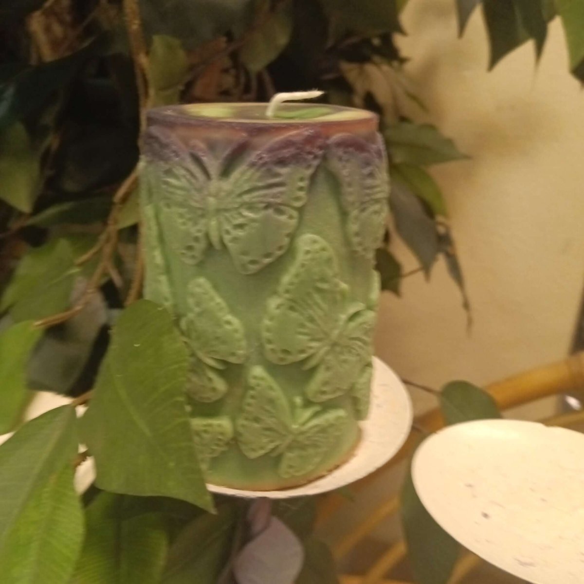 UNIQUE  large butterfly piller scented candle20