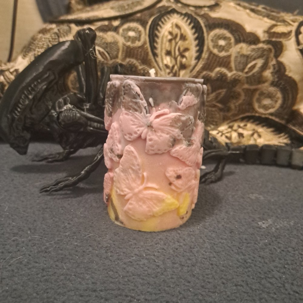 Unique large butterfly piller scented candle20