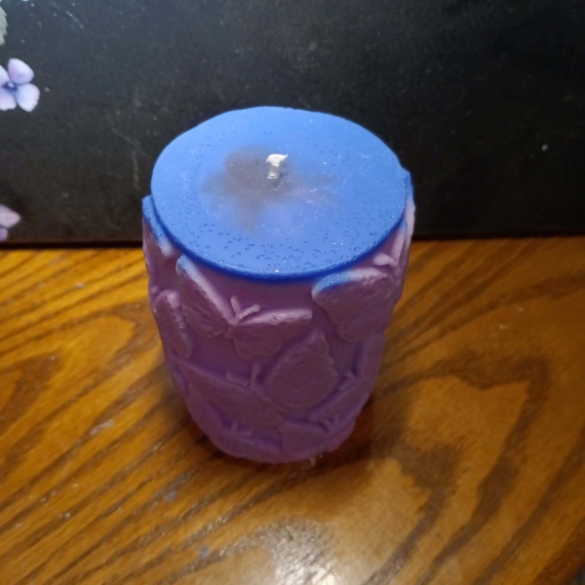 UNIQUE  LARGE butterfly piller scented candle20