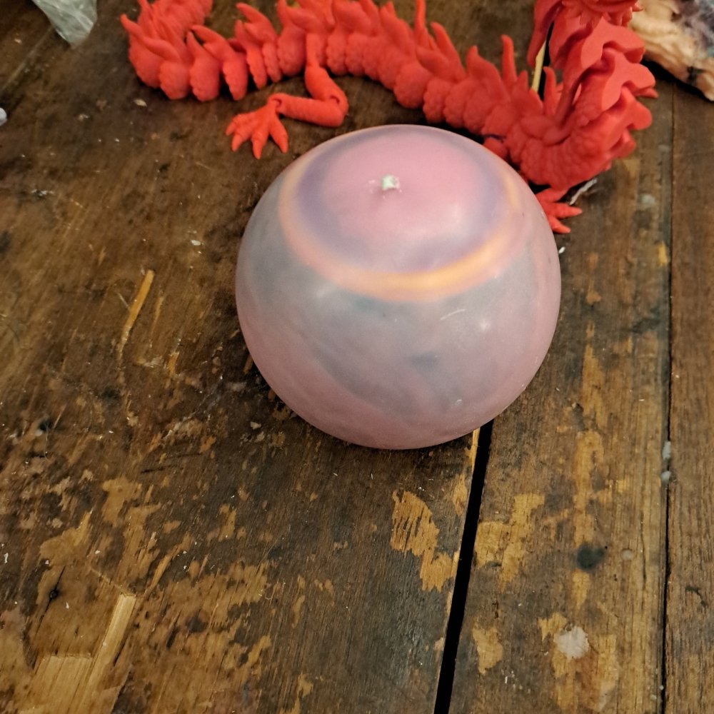 Unique large orb scented candle30