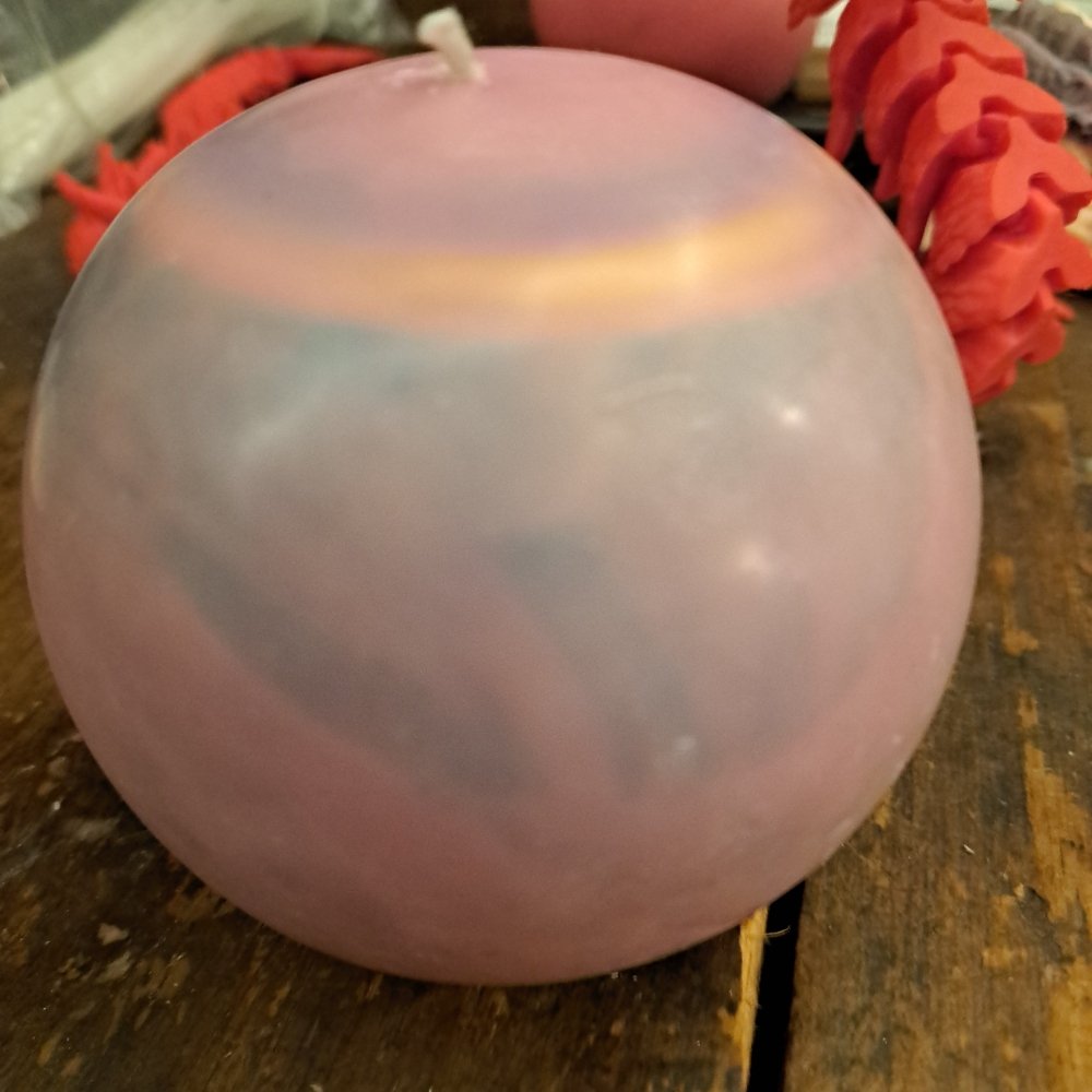 Unique large orb scented candle30