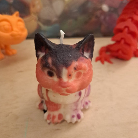 Unique sitting kitty scented candle9